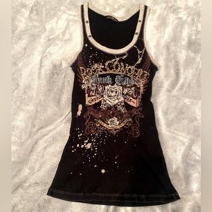 Rhinestone Rock Concert tank